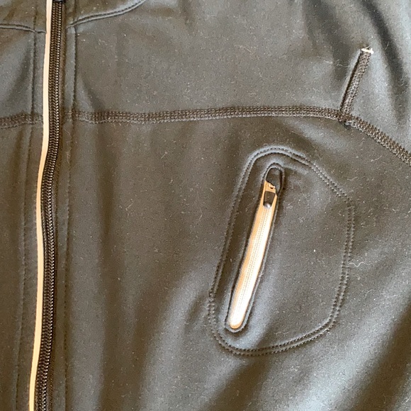 Nike+ FIT Dry vintage full zip knit performance jacket black size Large - Picture 9 of 14